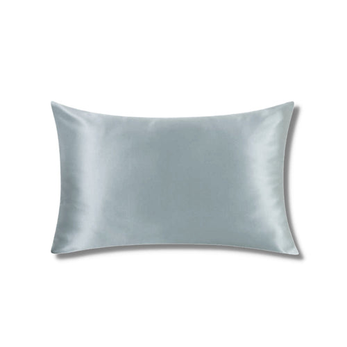 Silk Pillowcase - Lake Blue - Standard - SILKEDGED MULBERRY SILK Co.